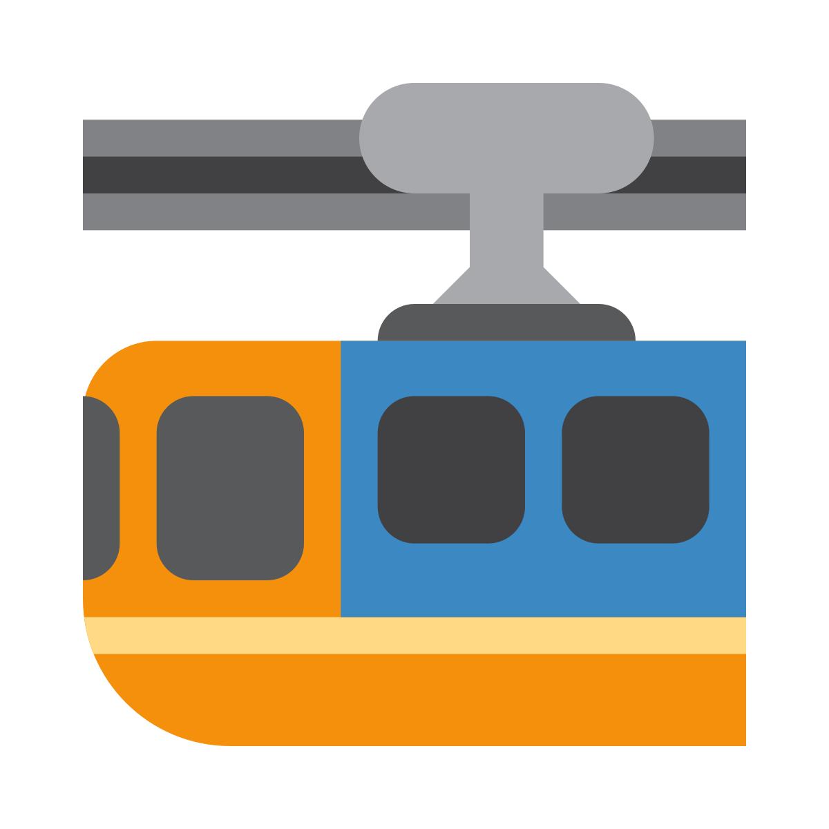 Schwebebahn-Emoji